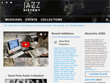 Tablet Screenshot of jazzhistorydatabase.com